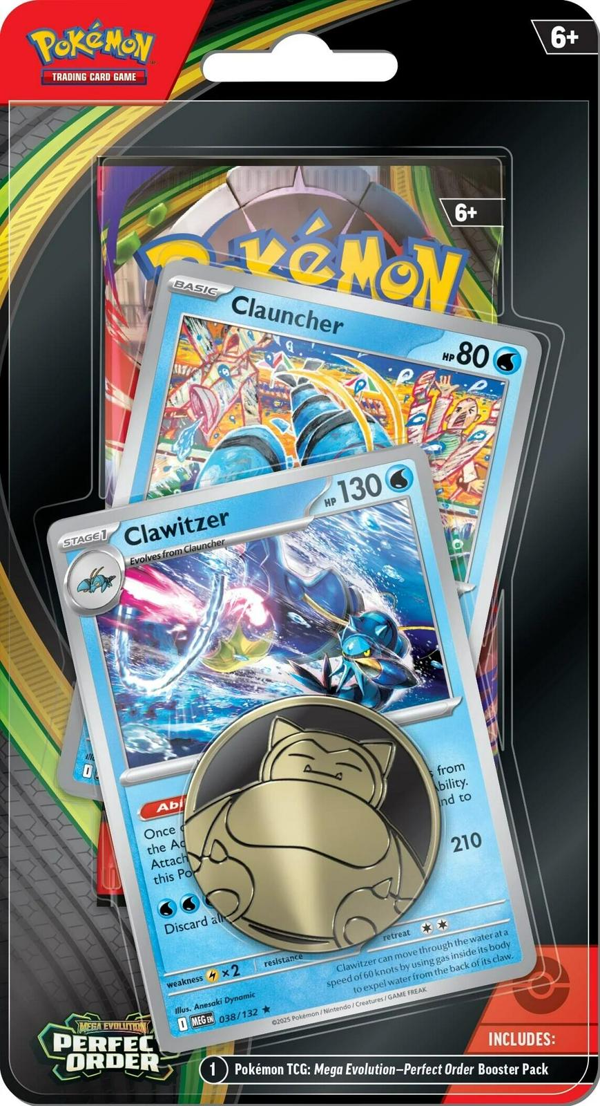 Pokemon Perfect Order Premium Checklane Blister: Clawitzer